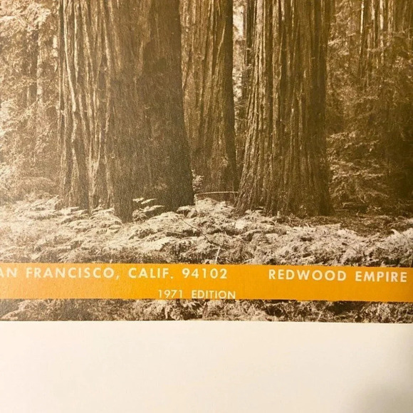 Vintage 1971  Redwood Empire Visitors Guide Travel Brochure Magazine Booklet - Picture 2 of 12